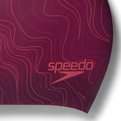 Speedo Long Hair Printed Silicone Cap - Chockaberry/ Cherry/ Cinder Rose -Swim Equipment Shop tumbnail c7ac479c ea31 400c 9b42 4817677ac712