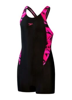 Speedo Girls Hyperboom Splice Legsuit - Black / Electric Pink / Ecstatic Pink -Swim Equipment Shop tumbnail c92ab357 8334 416e a8a6 8f00d6b78813