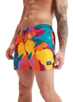 Speedo Digital Printed Leisure 14" Swim Short - Neon Violet / Ocean Depths / Mango / Berry Cool -Swim Equipment Shop tumbnail c9e290a3 dd3f 41d1 90c3 726de193a867