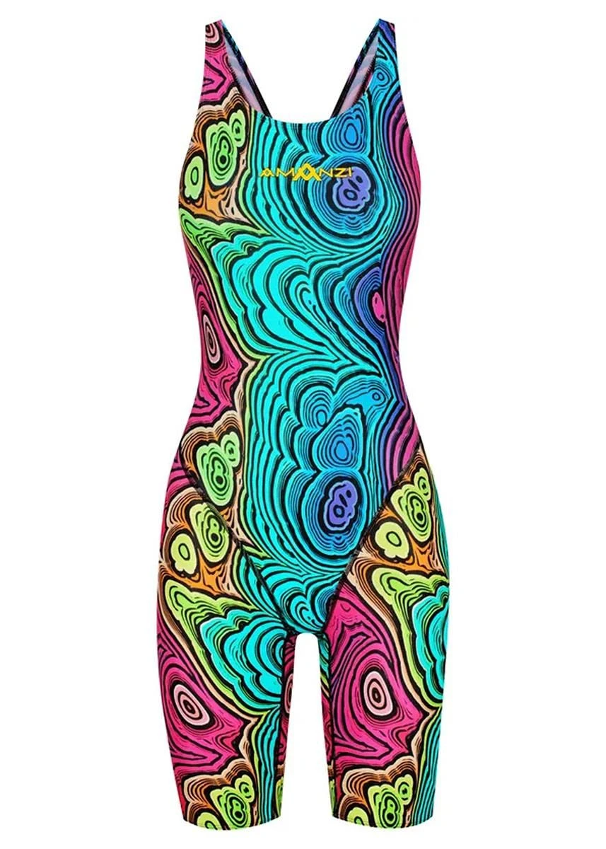 Amanzi Kneelength Swimsuit - Luna Glow 4 Amanzi Kneelength Swimsuit - Luna Glow - Image 2