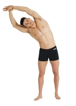 Arena Team Solid Swim Short - Black/White -Swim Equipment Shop tumbnail ce032c17 b016 4f1f 9d37 07b3772e41ab
