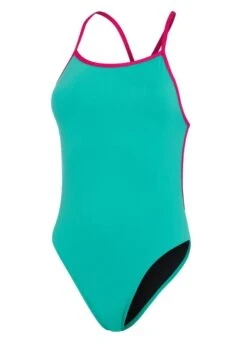 Speedo Solid Vback Swimsuit - Tile/ Electric Pink -Swim Equipment Shop tumbnail d547a961 de23 4753 a146 492c2f4734f0