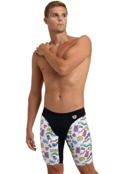 Arena Crazy Gummy Jammer - Black/White/Multi 8 Arena Crazy Gummy Jammer - Black/White/Multi -Swim Equipment Shop tumbnail d6261acb f011 42a0 8a1a bd2d3230b5cc