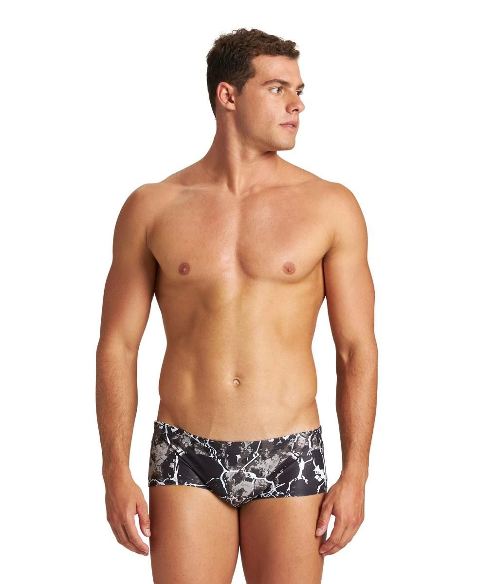 Arena Earth Texture Low Waist Short - Black/ Black Multi 4 Arena Earth Texture Low Waist Short - Black/ Black Multi - Image 2