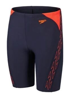 Speedo Boys Hyper Boom Logo Splice Jammer - True Navy/Volcanic Orange -Swim Equipment Shop tumbnail d753fb40 3726 403a a425 ab4e05dd7434