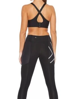 2XU Women's Aero Vent Mid-Rise Compression Tights - Black/ Silver Reflective -Swim Equipment Shop tumbnail d840d2d9 6a16 43ae a205 54a93c39a2c0