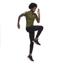 Adidas Women's Own The Run T-Shirt - Green -Swim Equipment Shop tumbnail d8a01e31 da8a 4c0c b820 33d5e67bc28f