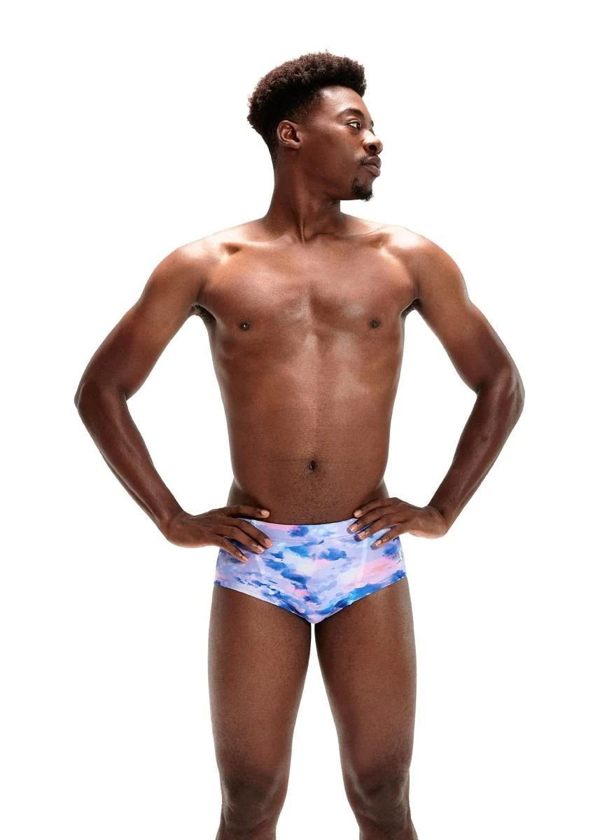 Speedo Allover Digital 13.5cm Briefs - Clearwater Dawn 3 Speedo Allover Digital 13.5cm Briefs - Clearwater Dawn