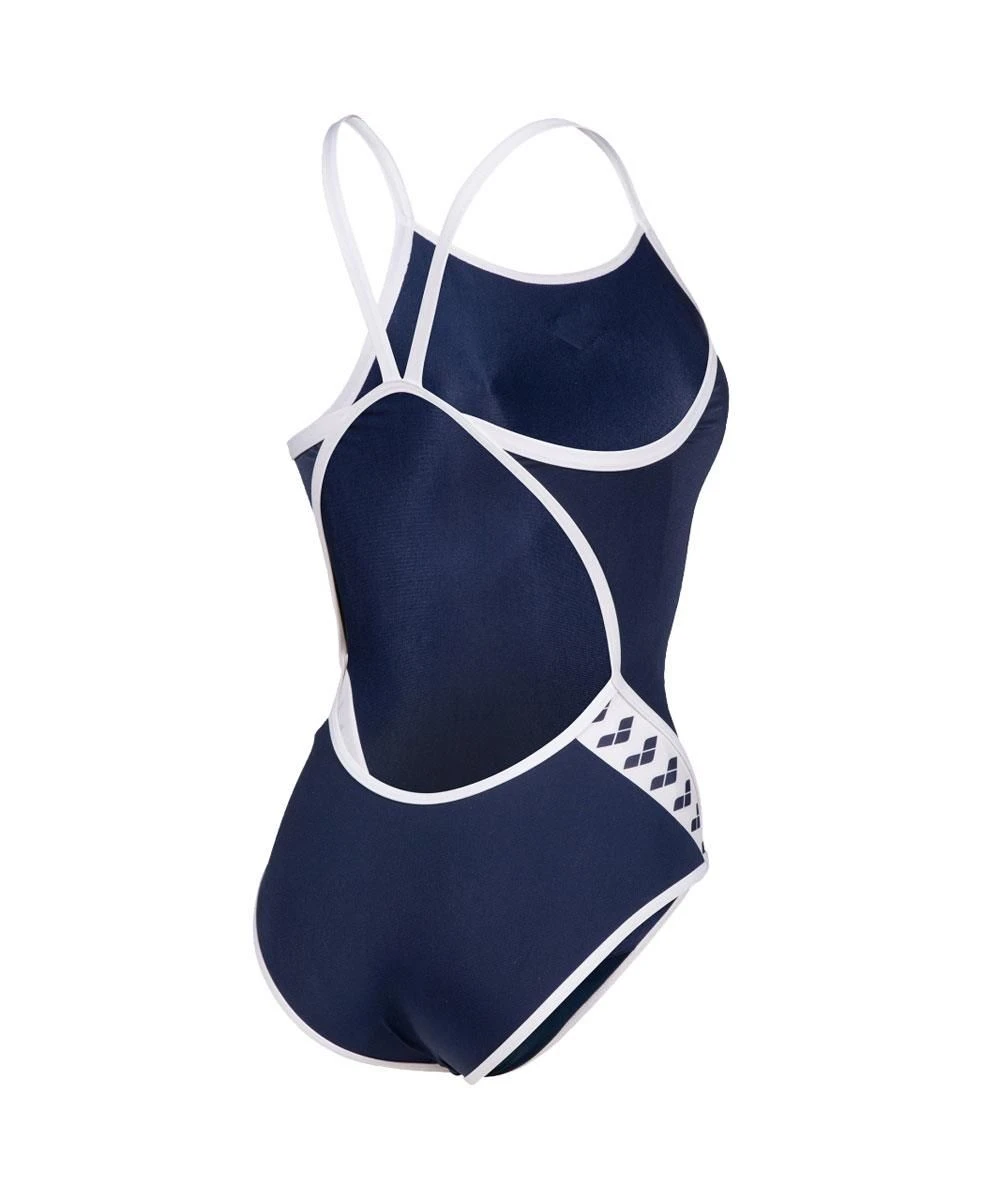 Arena Icons Superfly Back Swimsuit - Navy/ White 6 Arena Icons Superfly Back Swimsuit - Navy/ White - Image 4