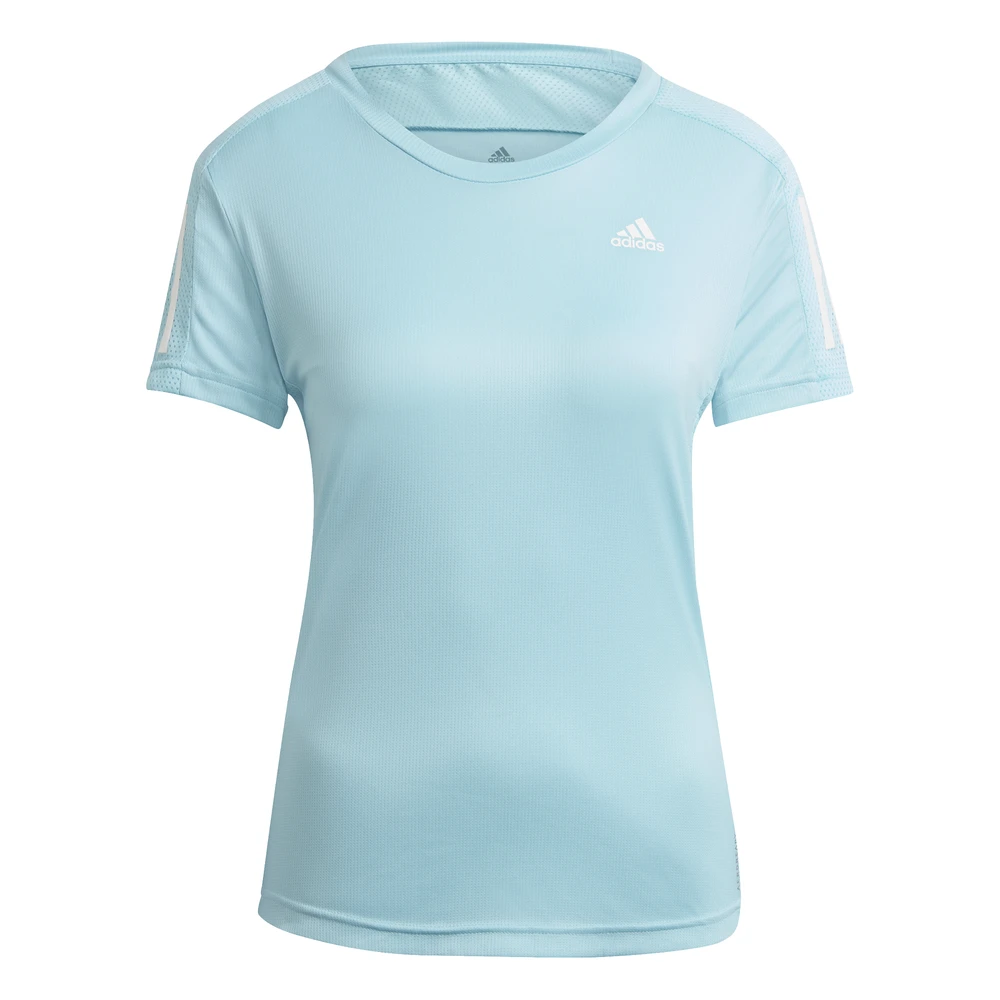 Adidas Women's Own The Run T-Shirt - Blue 3 Adidas Women's Own The Run T-Shirt - Blue