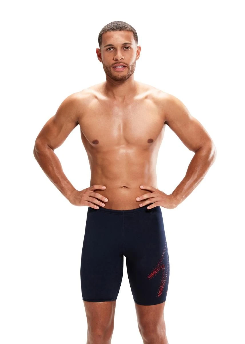 Speedo HyperBoom Placement Jammer - True Navy/ Fed Red 4 Speedo HyperBoom Placement Jammer - True Navy/ Fed Red - Image 2