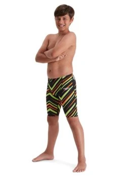 Speedo Boys Fastskin Junior Endurance+ High Waist Jammer - Black/ Atomic Lime/ Salso 14 Speedo Boys Fastskin Junior Endurance+ High Waist Jammer - Black/ Atomic Lime/ Salso -Swim Equipment Shop tumbnail e061f147 4bf2 4741 8a90 571e4f78edc3