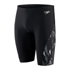 Speedo Allover V-Cut Jammer - Black/ Charcoal/ White -Swim Equipment Shop tumbnail e337af1d bc77 48e9 b9a4 6252a15180a5