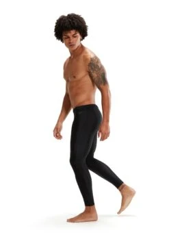 Speedo Mens Essential Swim Legging - Black