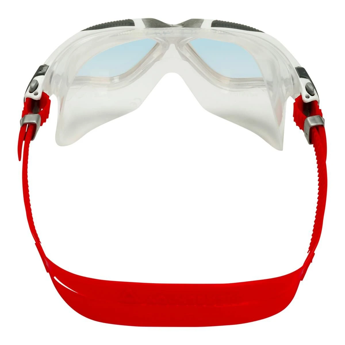 Aqua Sphere Vista Iridescent Mirrored Goggles - White/ Red 6 Aqua Sphere Vista Iridescent Mirrored Goggles - White/ Red - Image 4