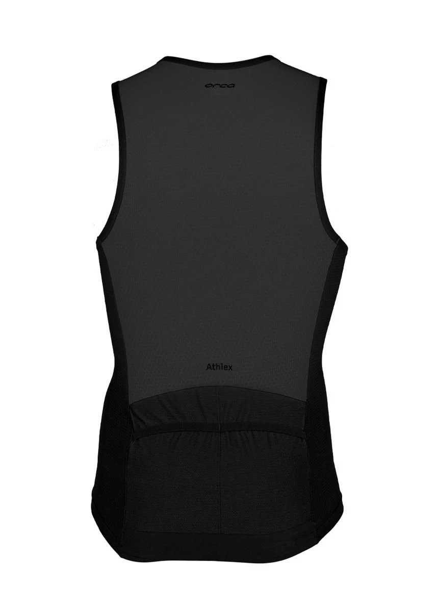 Orca Men's Athlex Sleeveless Tri Top - Silver 3 Orca Men's Athlex Sleeveless Tri Top - Silver