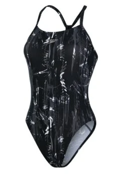 Speedo Allover Rippleback Swimsuit - Black/ USA Charcoal/ White -Swim Equipment Shop tumbnail ef93c26c 1c1e 45d0 9e91 e871c144c42f