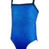 Finis Girl's Maze Skinback Swimsuit - Blue