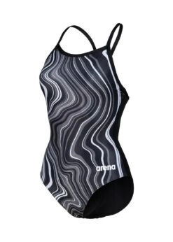 Arena Marbled Lightdrop Back Swimsuit - Black/Multi -Swim Equipment Shop tumbnail f2525dda d67d 4498 9b78 acb57dce0596