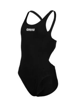 Arena Girl's Team Swim Tech Solid Swimsuit - Black/White -Swim Equipment Shop tumbnail f4bf805d ce52 47d6 b836 adcc9ef04561