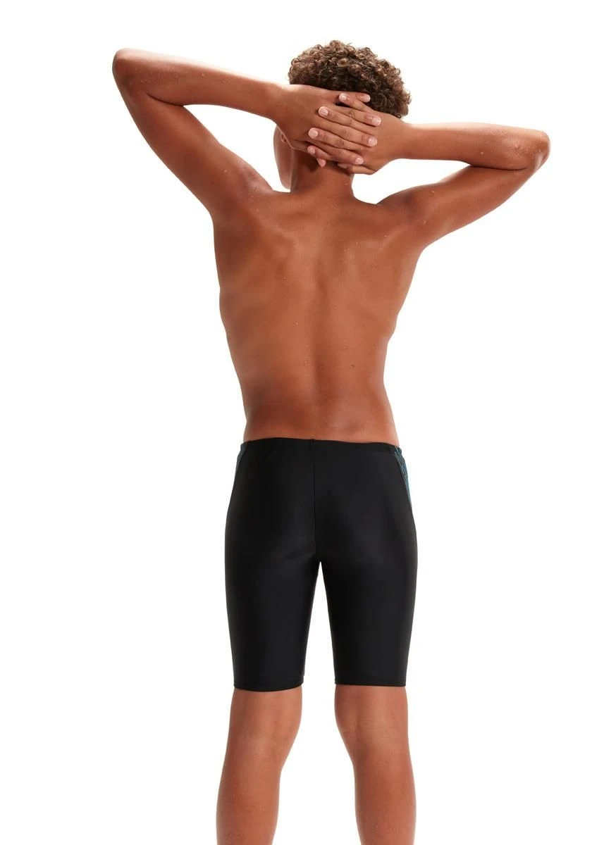 Speedo Boy's HyperBoom Splice Jammer - Black/ Bolt 6 Speedo Boy's HyperBoom Splice Jammer - Black/ Bolt - Image 4
