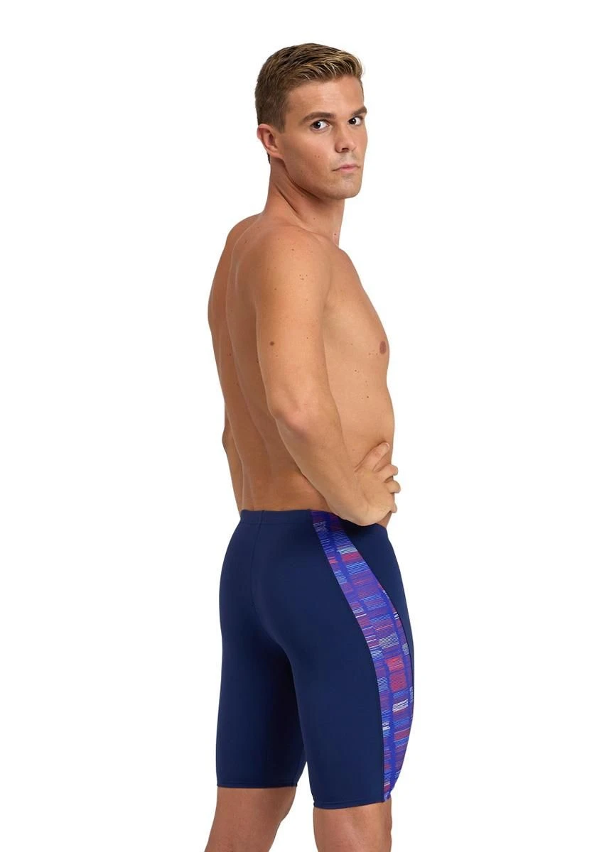 Arena Slow Motion Jammer - Navy/Neon Blue/Multi 3 Arena Slow Motion Jammer - Navy/Neon Blue/Multi