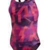Adidas Girl's Athly X Graphic Swimsuit - Purple -Swim Equipment Shop untitled 1 puirple