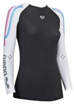 Arena Womens Carbon Compression Long Sleeve -Swim Equipment Shop w carbon compression ls 1d14153 b 40666