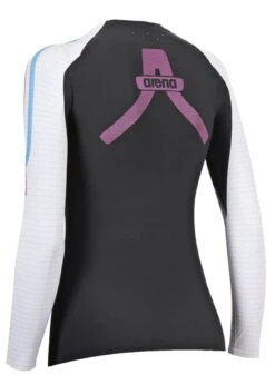 Arena Womens Carbon Compression Long Sleeve -Swim Equipment Shop w carbon compression ls 1d14153 g 40671
