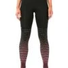 2XU Women's Power Recovery Compression Tights - Black/ Zephr -Swim Equipment Shop wa4418b blk zyr 02 1