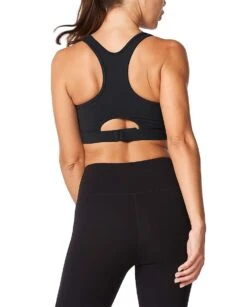 2XU Women's Motion Racerback Crop - Black -Swim Equipment Shop wr6459a bk1