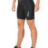 2XU Women's Perform Tri 7" Short - Black / Black -Swim Equipment Shop wt4861b blk blk 00