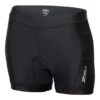 2XU Women's Active 4.5" Tri Short - Black -Swim Equipment Shop wt4867b blk blk 01 1