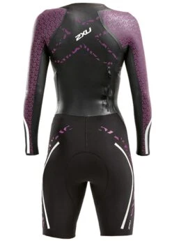 2XU Women's Swim Run: Pro Wetsuit- Black / Berry -Swim Equipment Shop ww5478c blk vyg 01 product