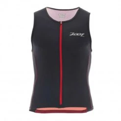 Zoot Suit Men's Performance FZ Tri Tank - Race Day Red Stripe